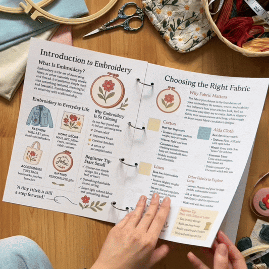 Sewing Design Notes Products – Study Embroidery Notes